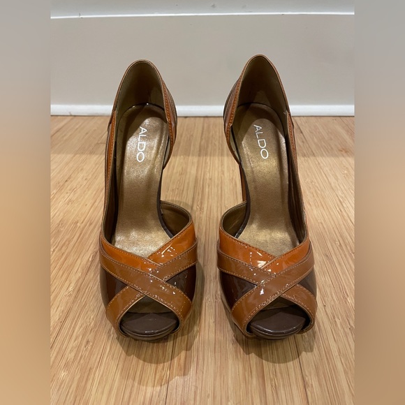 Aldo size 8 peep toe pumps - Picture 4 of 6